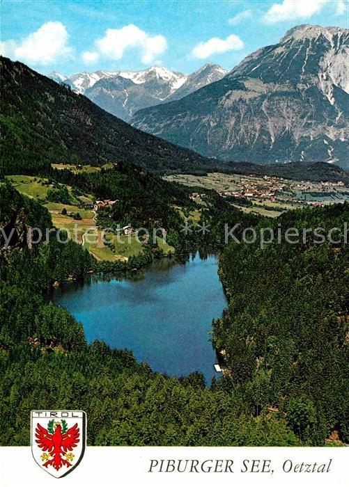 Piburgersee Tschirgant Luftaufnahme