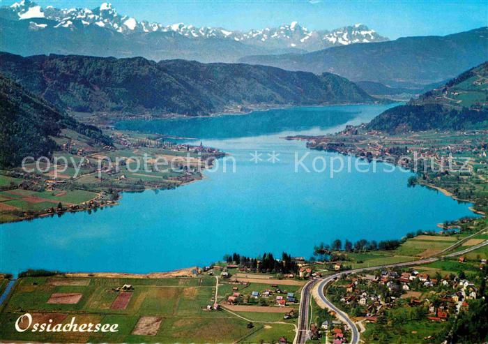 Ossiachersee Luftaufnahme Julische Alpen