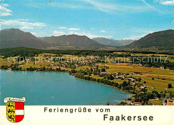 Faakersee LuftaufnahmeEgg Drobollach