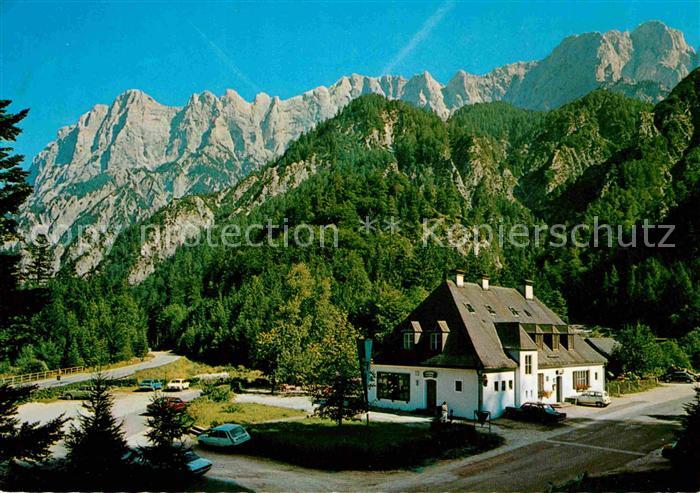 Johnsbach Steiermark Gasthof Bachbruecke