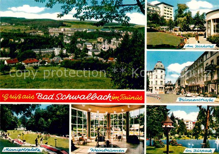 Schwalbach Bad KurWeinbrunnen Kurpark