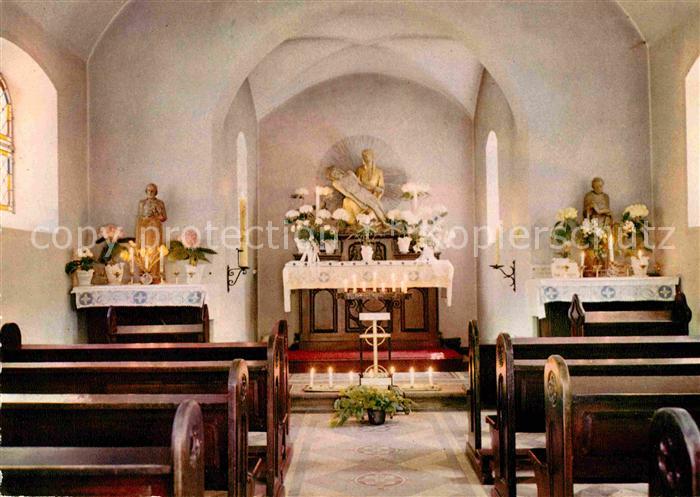 Gerolstein Rheinland-Pfalz Bueschkapelle Altar