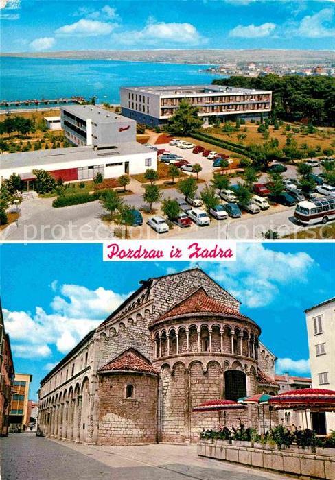 Zadar Zadra Zara Kirche und Partie am Meer