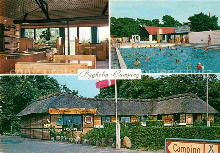 Veslos Bygholm Camping Cafeteriet Swimmingpool Lejrchef-boligen