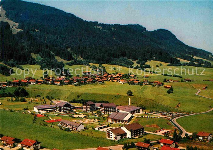 Pfronten Ostallgaeu Bayern DAK Kurzentrum Haus Allgaeu Fliegeraufnahme