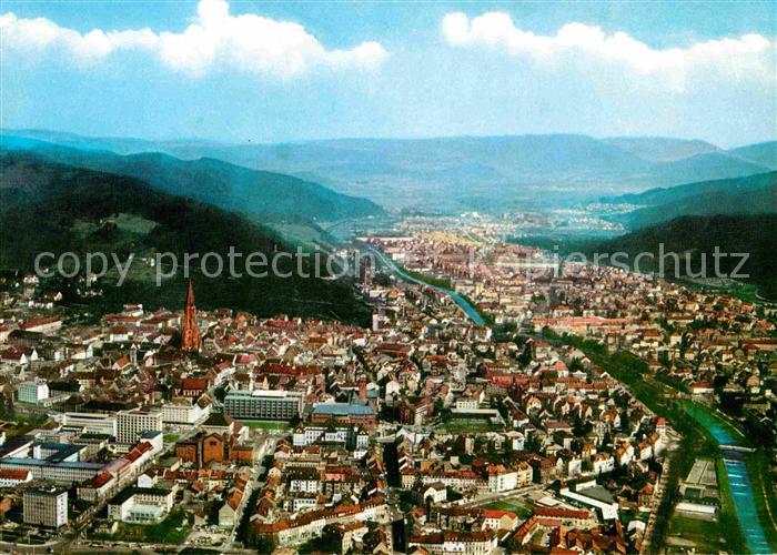 Freiburg Breisgau Fliegeraufnahme