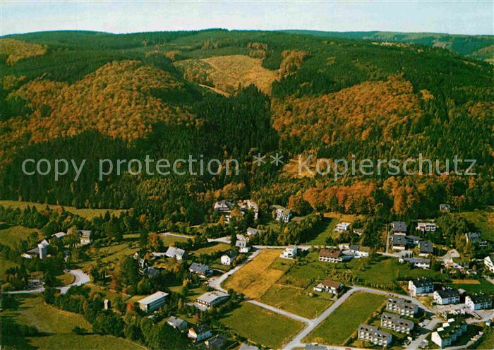 Willingen Sauerland Fliegeraufnahme Naturpark Diemelsee Strycktal