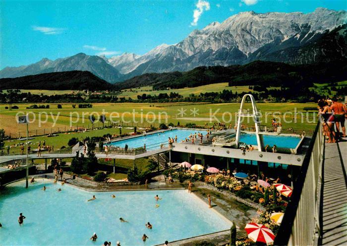 Wattens Alpenbad mit Bettelwurf