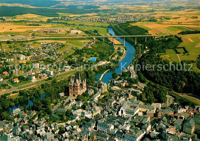 Limburg Lahn Fliegeraufnahme Lahnpartie