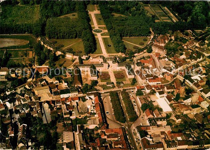 Schwetzingen Fliegeraufnahme Altstadt Schloss Schlossgarten