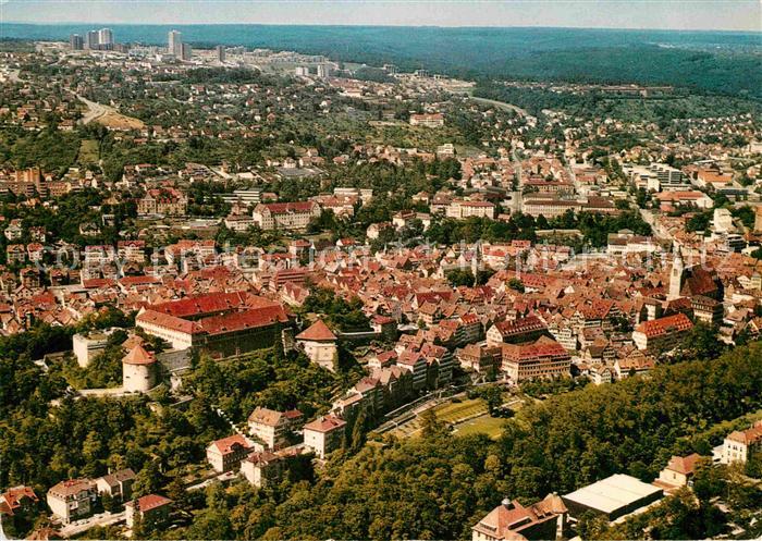 TueBINGEN BW Fliegeraufnahme Blick von Sueden Universitaetsstadt