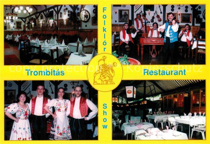 Budapest Trombitas Restaurant Folklore Musik Tanzgruppe