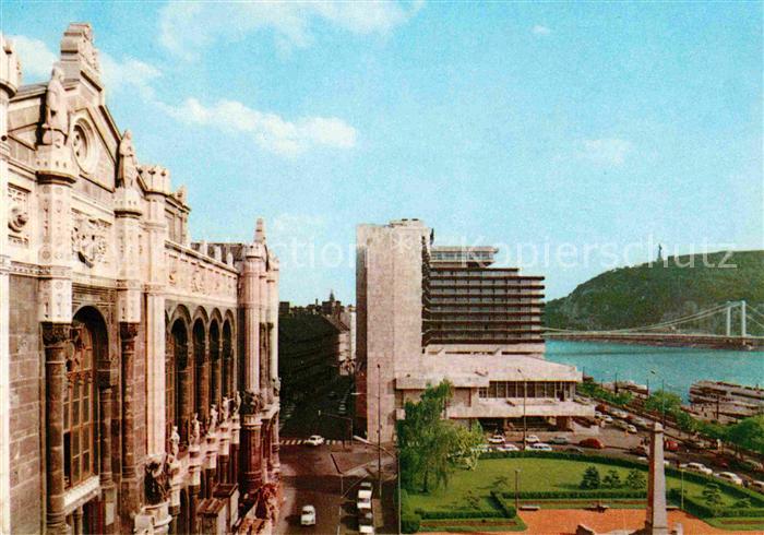 Budapest Pesti Vigado Hotel Duna Inter-Continental Dpnaupartie Konzerthalle