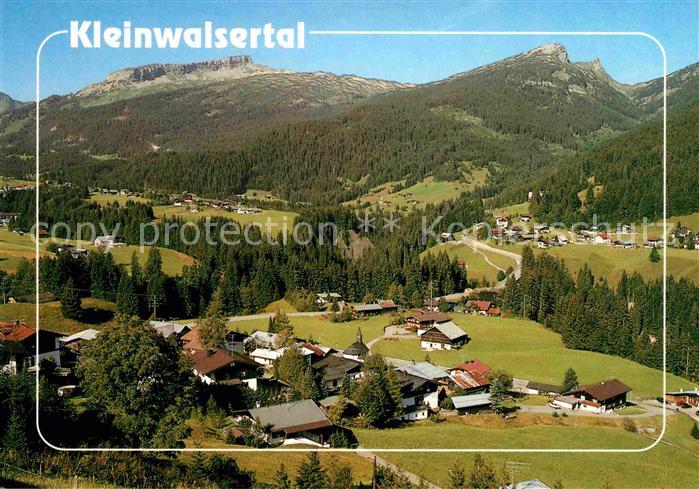 Kleinwalsertal Fliegeraufnahme Unterwestegg und Schwende mit Hochifen