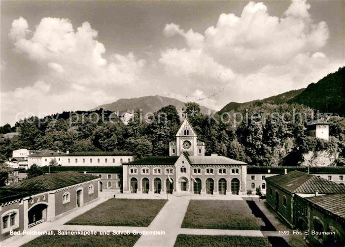 Bad Reichenhall Salinenkapelle und Schloss Gruttenstein