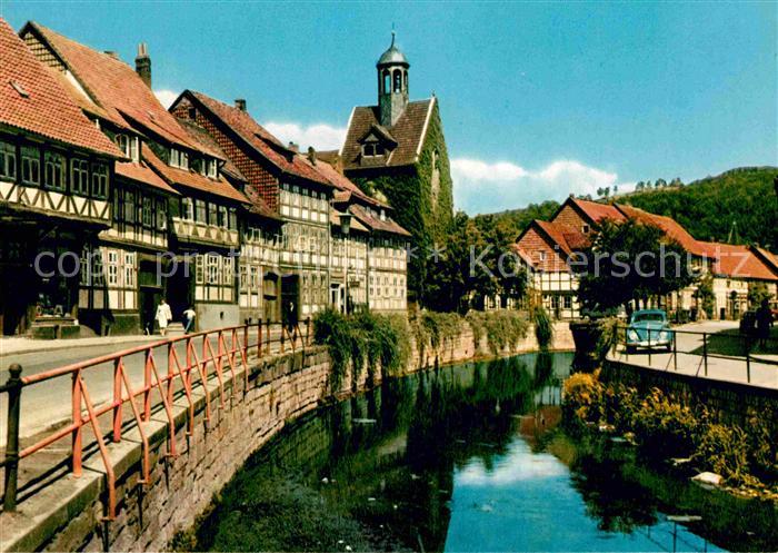 Bad Salzdetfurth Partie am Fluss Fachwerk