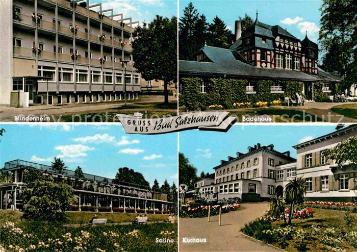 Bad Salzhausen Blindenheim Badehaus Kurhau Saline