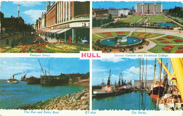 Hull Kingston-upon-Hull UK Paragon-Street Queens-Gardens Technical-College Pier