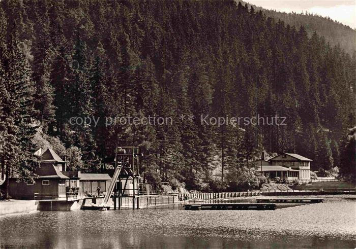 GOSLAR Harz Niedersachsen Kinderbrunnen Pension Herzberger-Teich Freibad Badeste