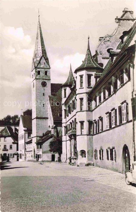 Pappenheim Mittelfranken Ev-Stadtkirche Altes-Schloss Kirchturm Marktplatz Haeus