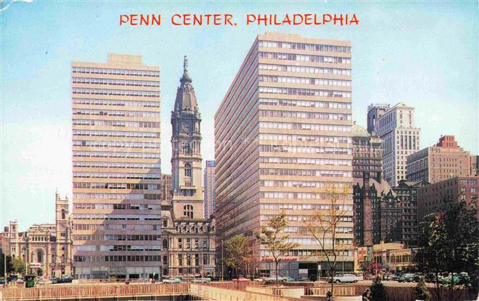 PHILADELPHIA Pennsylvania USA Penn-Center City-Hall Rathaus Wolkenkratzer Stadt