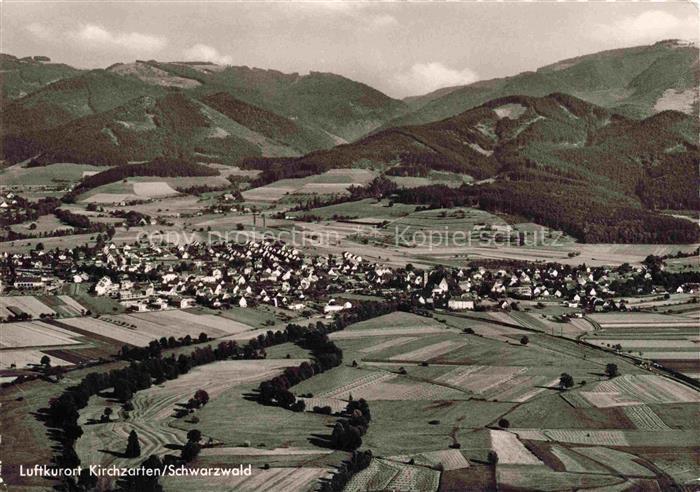 Kirchzarten Breisgau-Hochschwarzwald BW Luftkurort Schwarzwald Fliegeraufnahme T