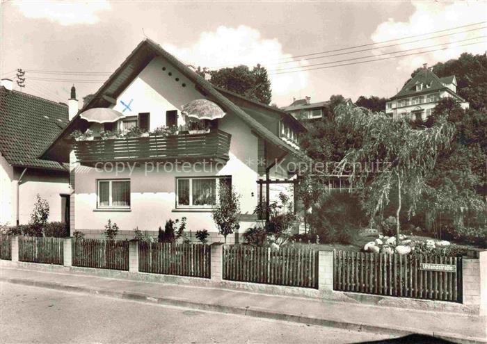 Gernsbach Murgtal BW Ferienhaus-Techant Uhlandstrasse Wohnhaus Balkon Garten Sch