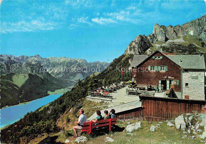 Erfurterhuette Erfurter-Huette 1834m Achensee Tirol AT Erfurter-Huette Achensee