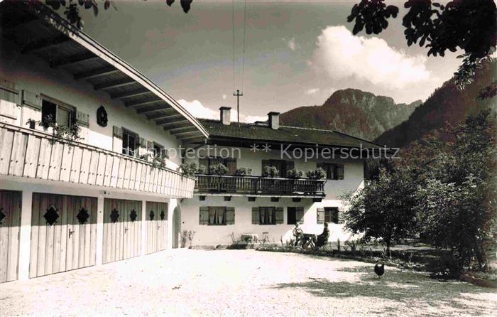 Reichenhall BAD REICHENHALL Bayern Haus-Seeblink Bauernhaus Berge Balkon Hof Alp