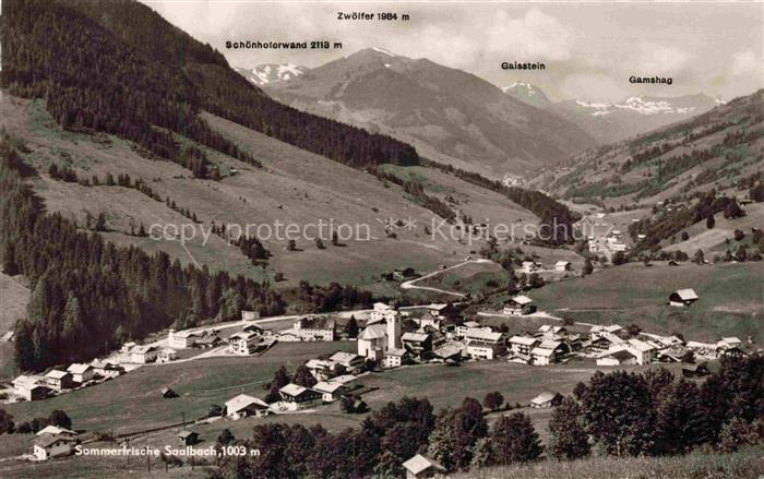Saalbach -Hinterglemm Pinzgau-Pongau AT Panorama Bergdorf Schoenhoferwand Zwoelf