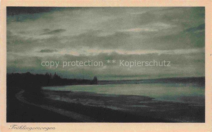 KONSTANZ Bodensee BW Bodensee Weg-nach-Staad Strand Kueste Fruehlings-morgen Mor