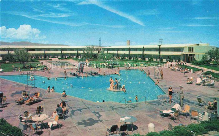 LAS VEGAS Nevada USA Dunes-Hotel Swimmingpool Sonnenterrasse Liegestuehle Badega
