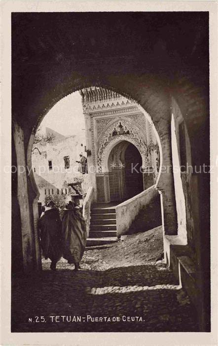 Tetuan Tetouan Maroc Puerta-de-Ceuta Torboegen Moschee Gewoelbe Orientalisch Dje
