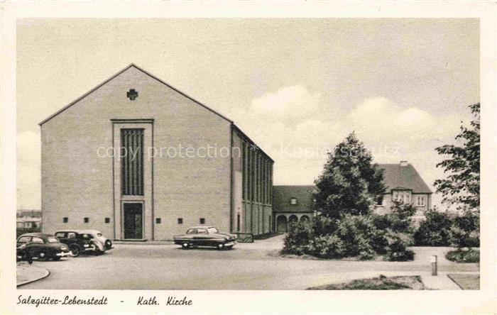 Lebenstedt Salzgitter Niedersachsen Katholische-Kirche Kirchengebaeude Moderne-A