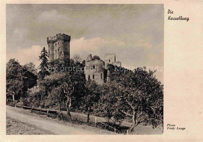 Kasselburg (Burg) Gerolstein Rheinland-Pfalz Kasselburg Burgruine Turm Eifel Wal