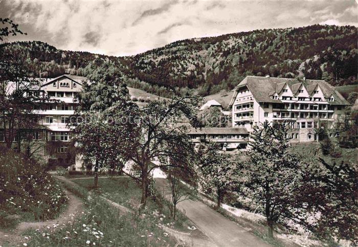 Glotterbad Oberglottertal Glottertal BW Sanatorium Schwarzwald Villen Wald Huege