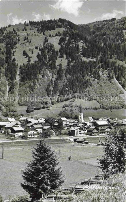 Dorfgastein Pinzgau-Pongau Salzburg AT Dorfansicht Kirchturm Bergwald Almdorf Wi