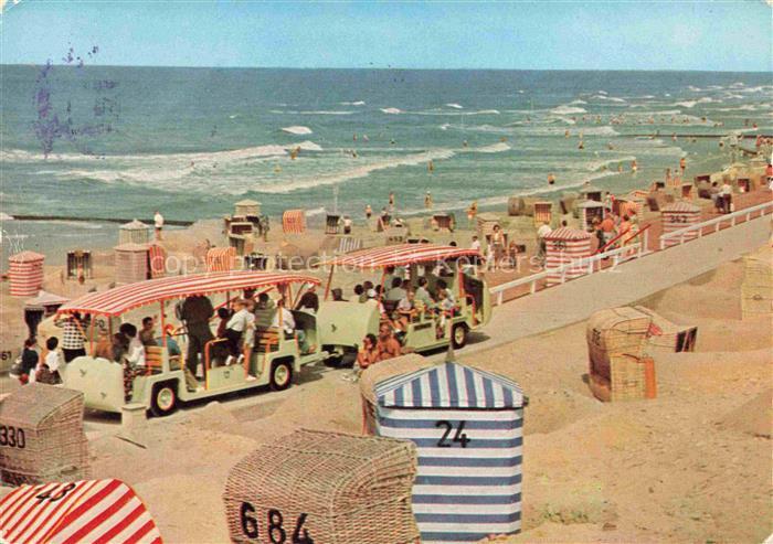 NORDERNEY Nordseebad Niedersachsen Nordstrand Strandkoerbe Strandbahn Nordsee We
