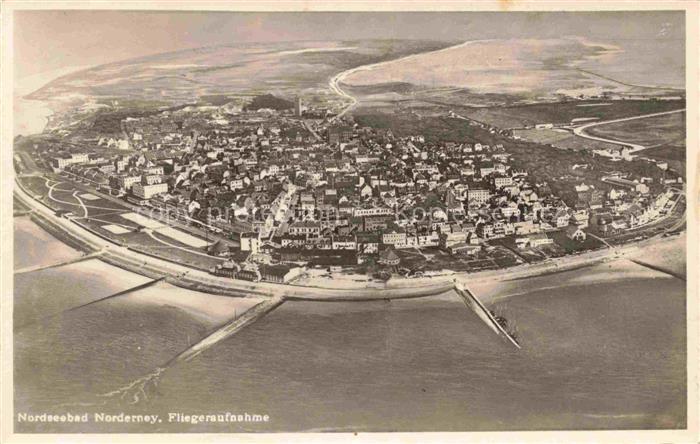 NORDERNEY Nordseebad Niedersachsen Nordseebad Insel Strand Promenade Bebauung Me