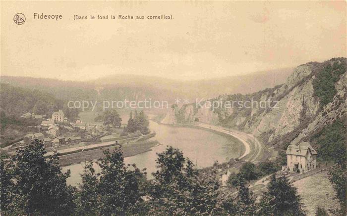 Fidevoye Fidevoie Namur Belgie Maas Flusstal Roche-aux-corneilles Felsen Flusssc