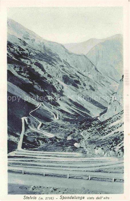 Stelvio Passo dello Stelvio 2750m Stilfserjochpass IT Spondalunga Passstrasse Ke
