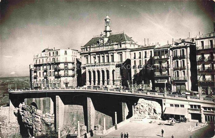 CONSTANTINE Algerie La-Mairie Viadukt Rathaus Stadtansicht Bruecke Felsen Koloni