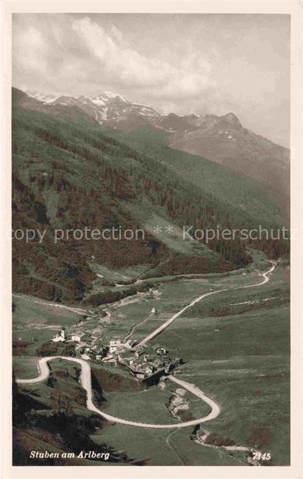 Stuben Arlberg Flexenstrasse Vorarlberg AT Bergdorf Arlberg Bergwiesen Kirche Wa