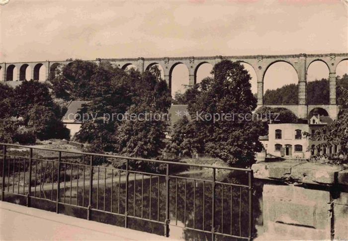 Goehrener Viadukt Goehrener Bruecke Wechselburg Sachsen Eisenbahnviadukt Zwickau