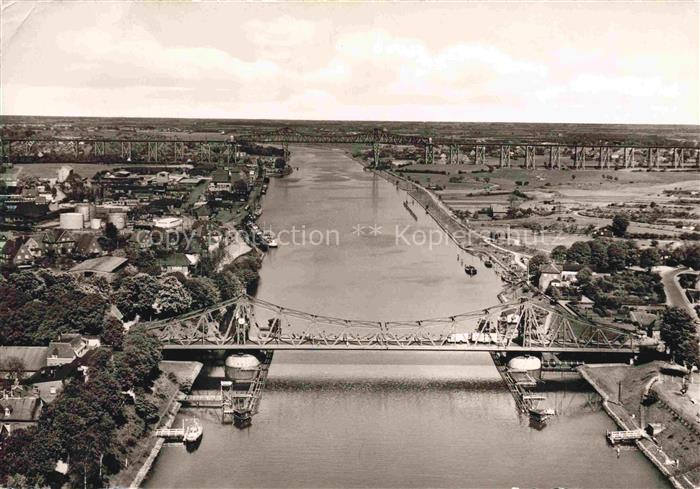 Rendsburg Schleswig-Holstein Nord-Ostsee-Kanal Hochbruecke Drehbruecke Kanal Sch