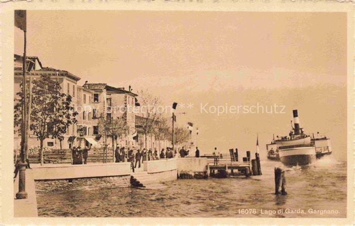 Lago di Garda IT Garagnano Dampfer