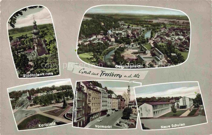 Trostberg Alz Karlplatz Vormarkt Stadtpfarrkirche