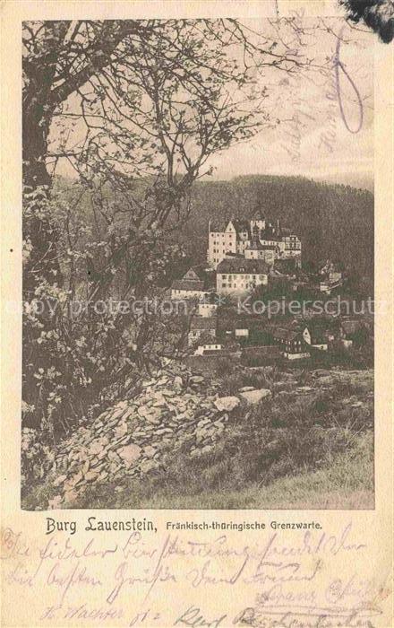 Lauenstein Oberfranken Ludwigsstadt Bayern Fraenkisch thueringische Grenzwarte