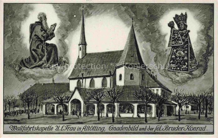 ALToeTTING Bayern Wallfahrtkapelle Gnadenbild