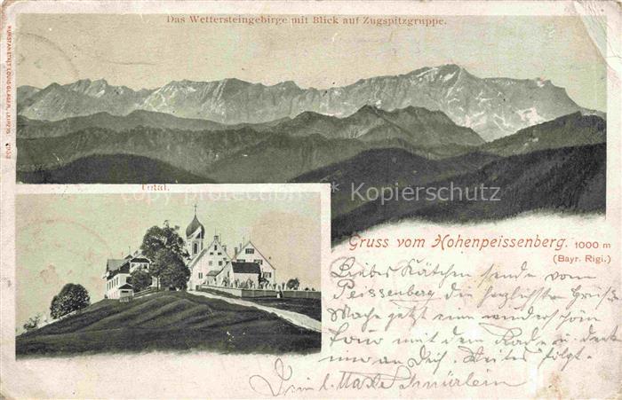 Hohenpeissenberg Weilheim-Schongau Bayern Wettersteingebirge Zugspitzgruppe